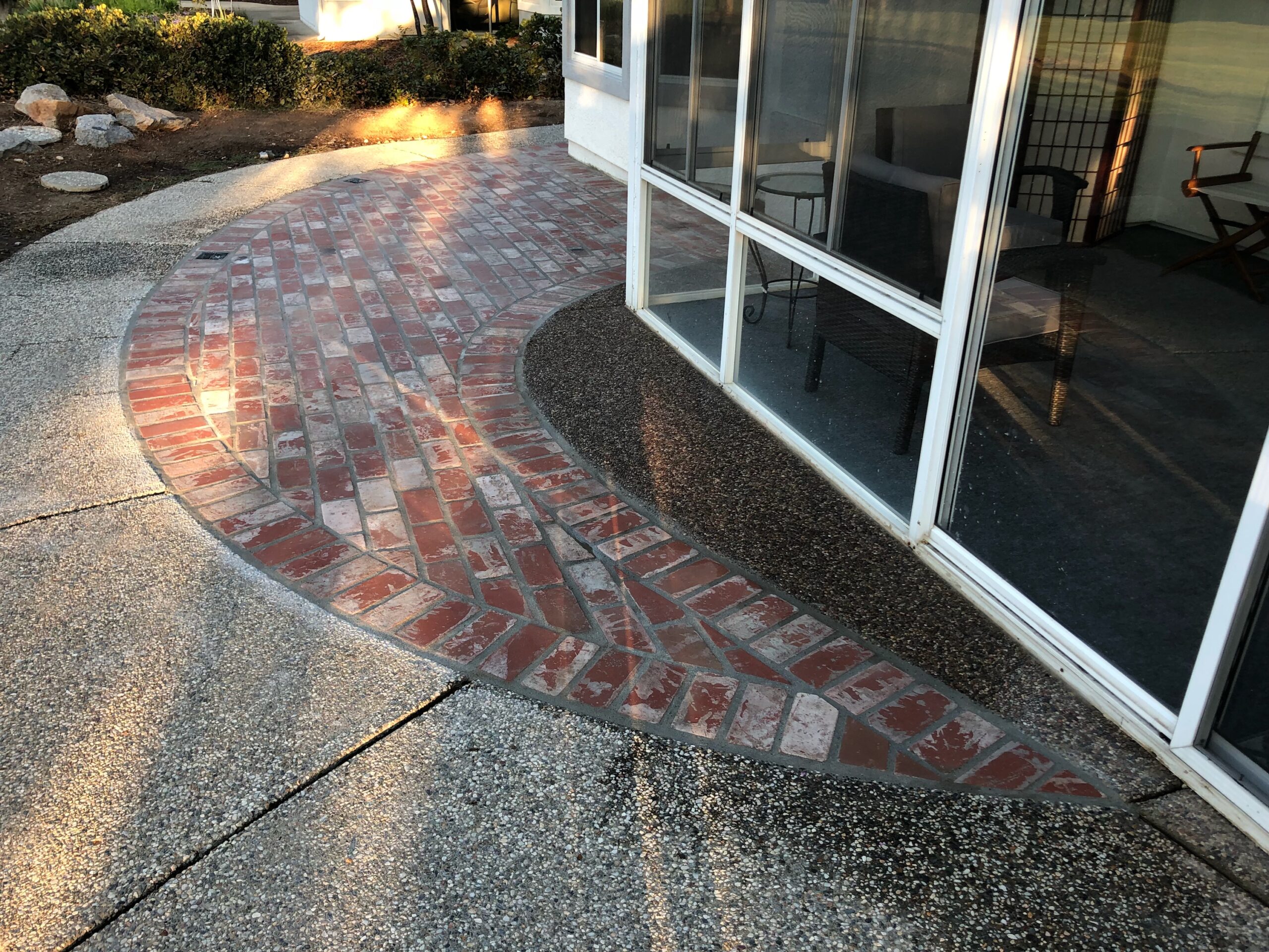 An image of finished concrete work in Aliso Viejo.