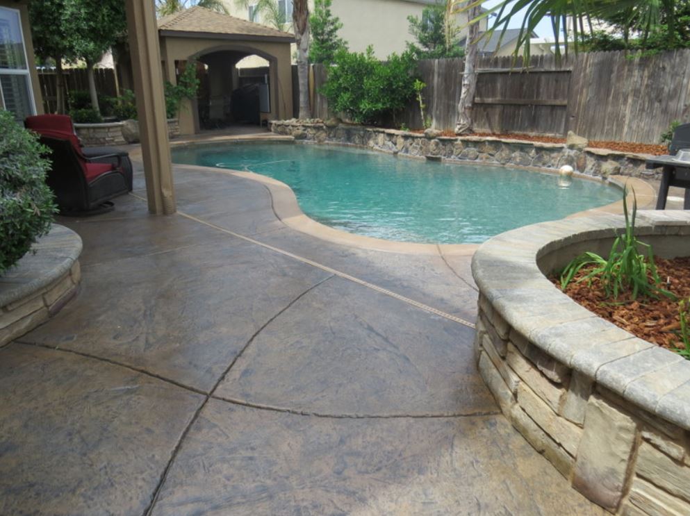 An image of finished concrete work in Aliso Viejo.