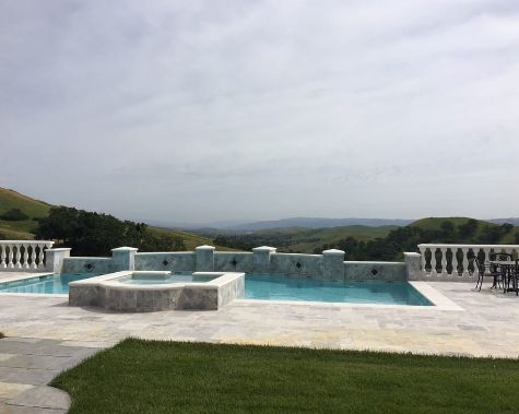 this image shows concrete pool deck in aliso viejo california